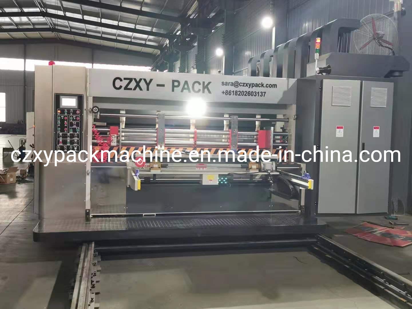 Automatic Paperboard Carton Box Printing Slotting Die Cutting Machinery