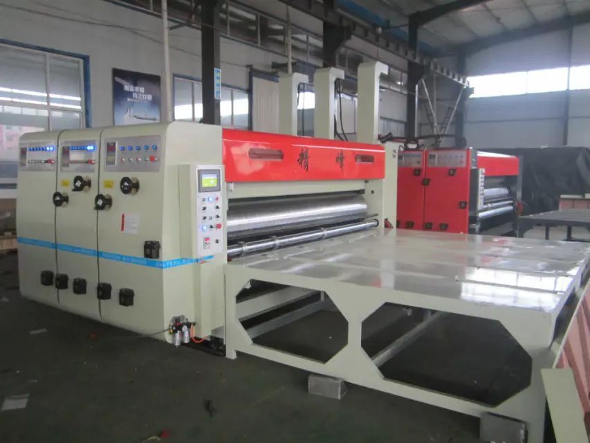 Cangzhou Semi Automatic Flexo Printing Pizaa Box Making Machine