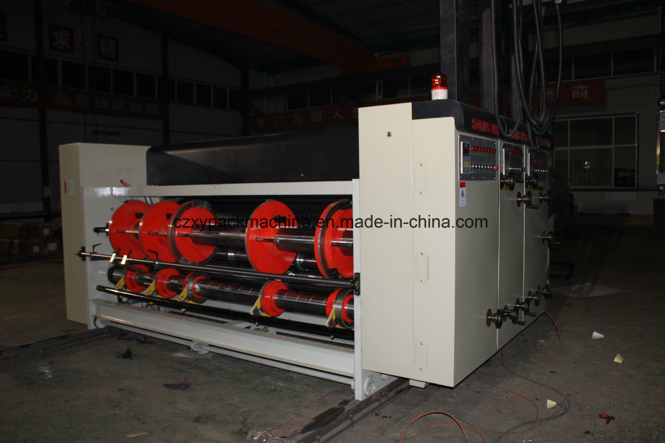 Hot Sale 2 Color Flexo Printer Slotter and Die Cutter Machine