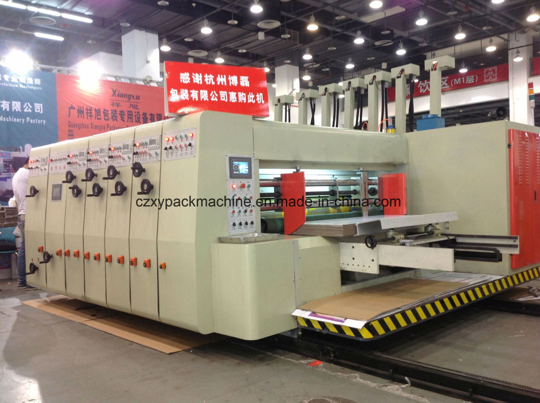 Gyk920 Advanced Technology Designed Four Color Automatic Carton Flexo Printing Machine