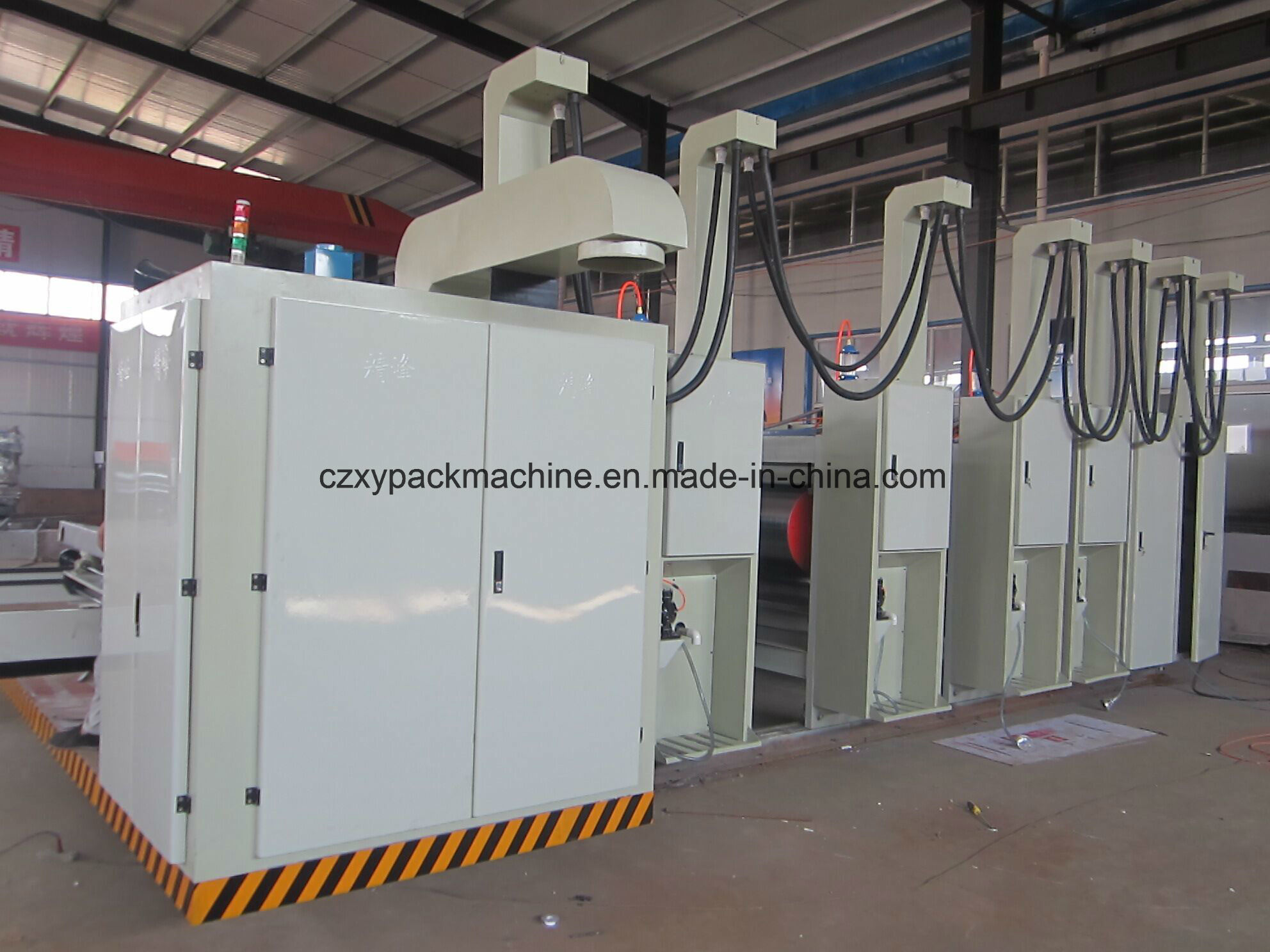 High Speed Automatic Corrugated Carton Flexo Printing Slotting Die Cutting Machine