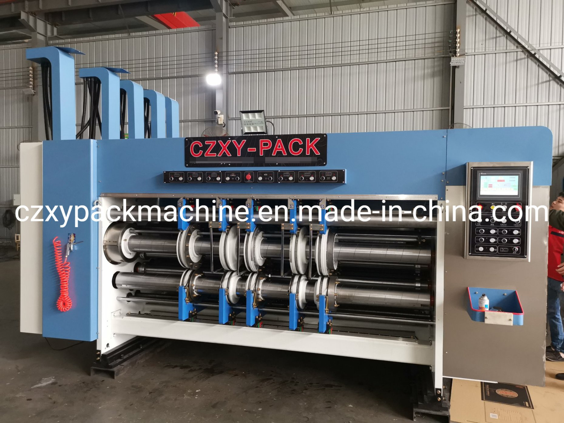 Czxy-Pack Packaging Machine for Cardboard Boxes Printing Slotting Die Cutting Machine