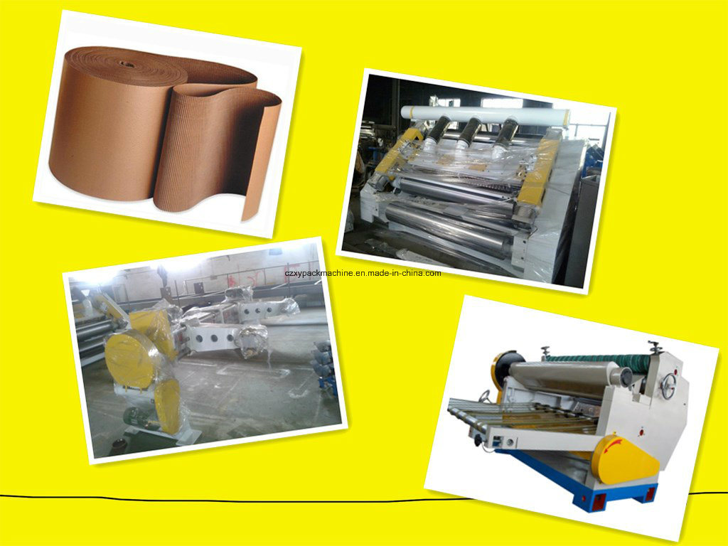 Corrugated 2layer Cardboard Production Line Packing Machinery