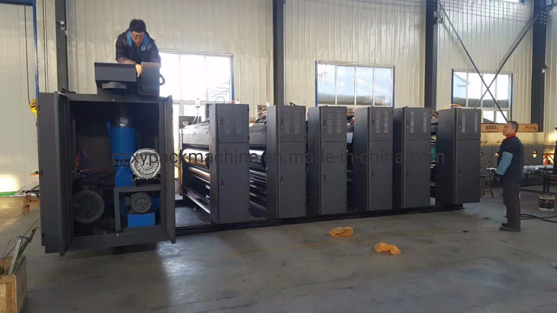 High Speed Corrugated Paper Plate Printing Slotting Rotary Die Cutting Machine