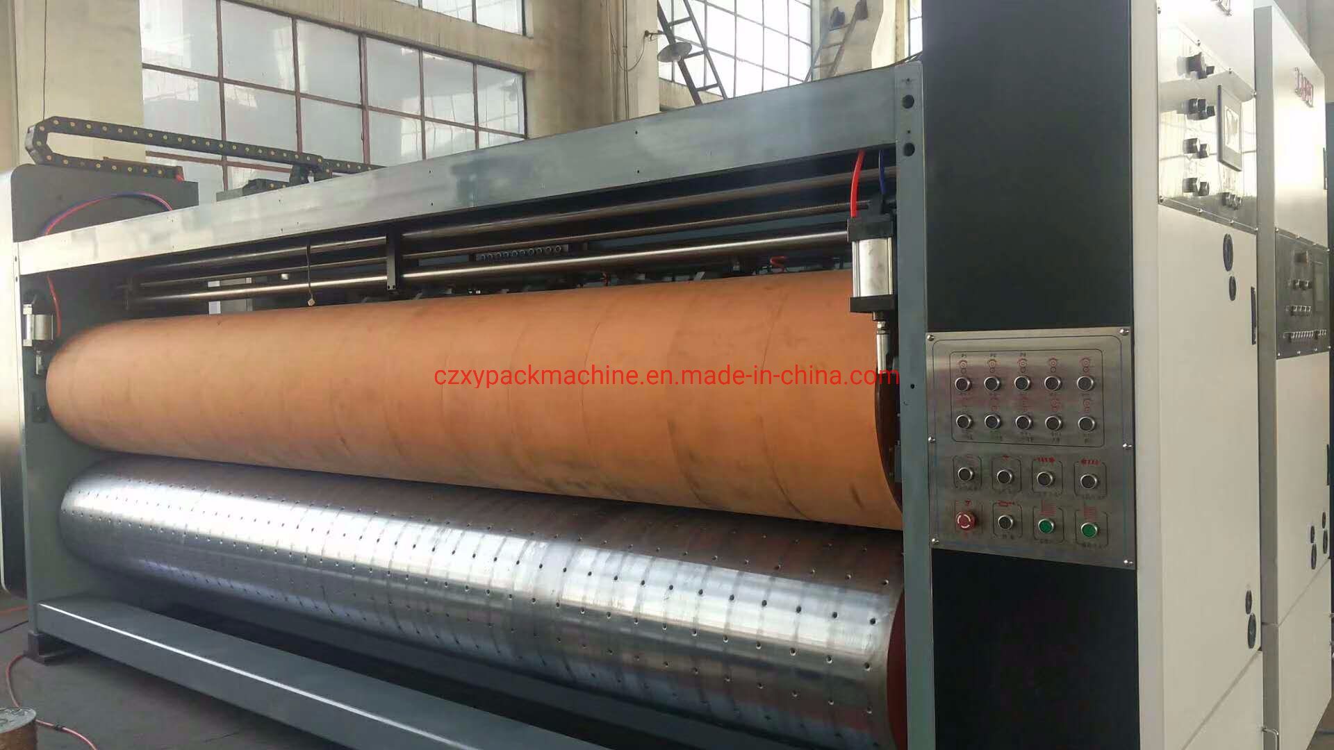 High Definition Flexo Slotting Die Cutting Carton Printing Machine