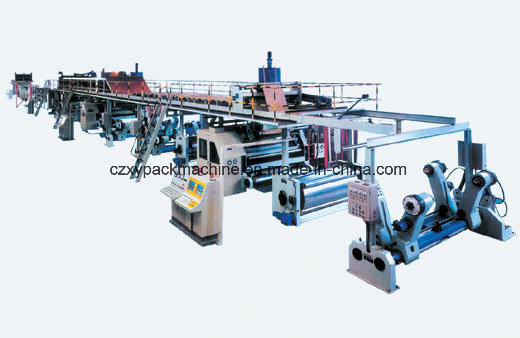 High Speed Semi Automatic Corrugated Cardboard Production Line