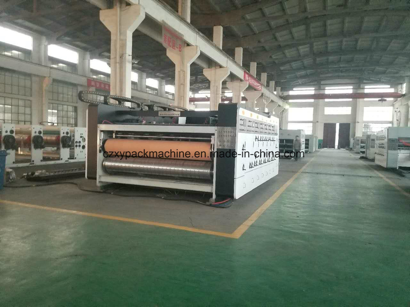 Corrugated Carton Box Production Line Automatic Printing Die Cutting Machine