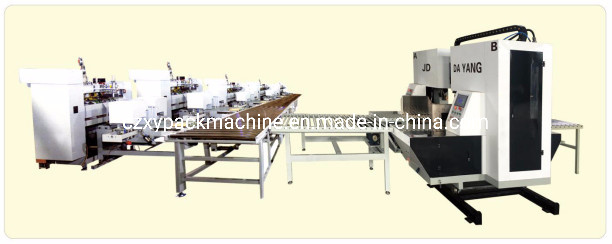3ply Box Automatic Folding Gluing and Automatic Strapping Line