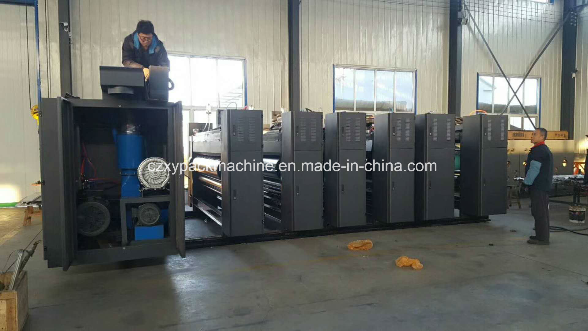 Corrugated Cardboard Slotting Printing Machine for Carton Box Making