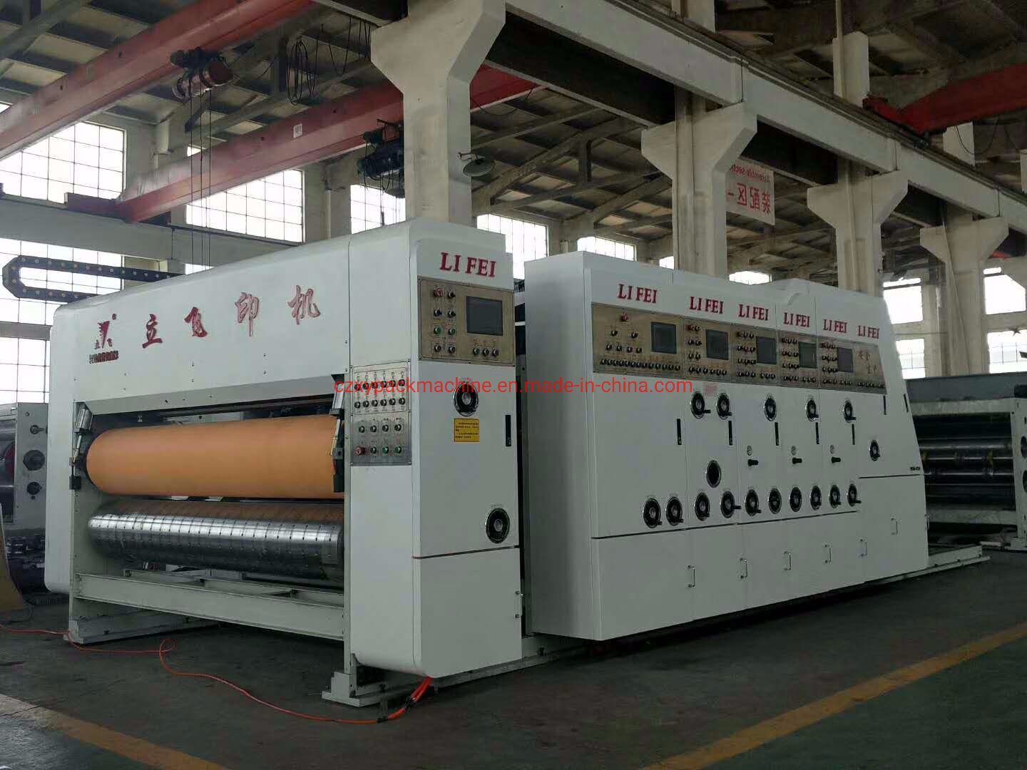 High Speed Flexo Paper Carton Plate Printing Die Cutter Machine with Drying