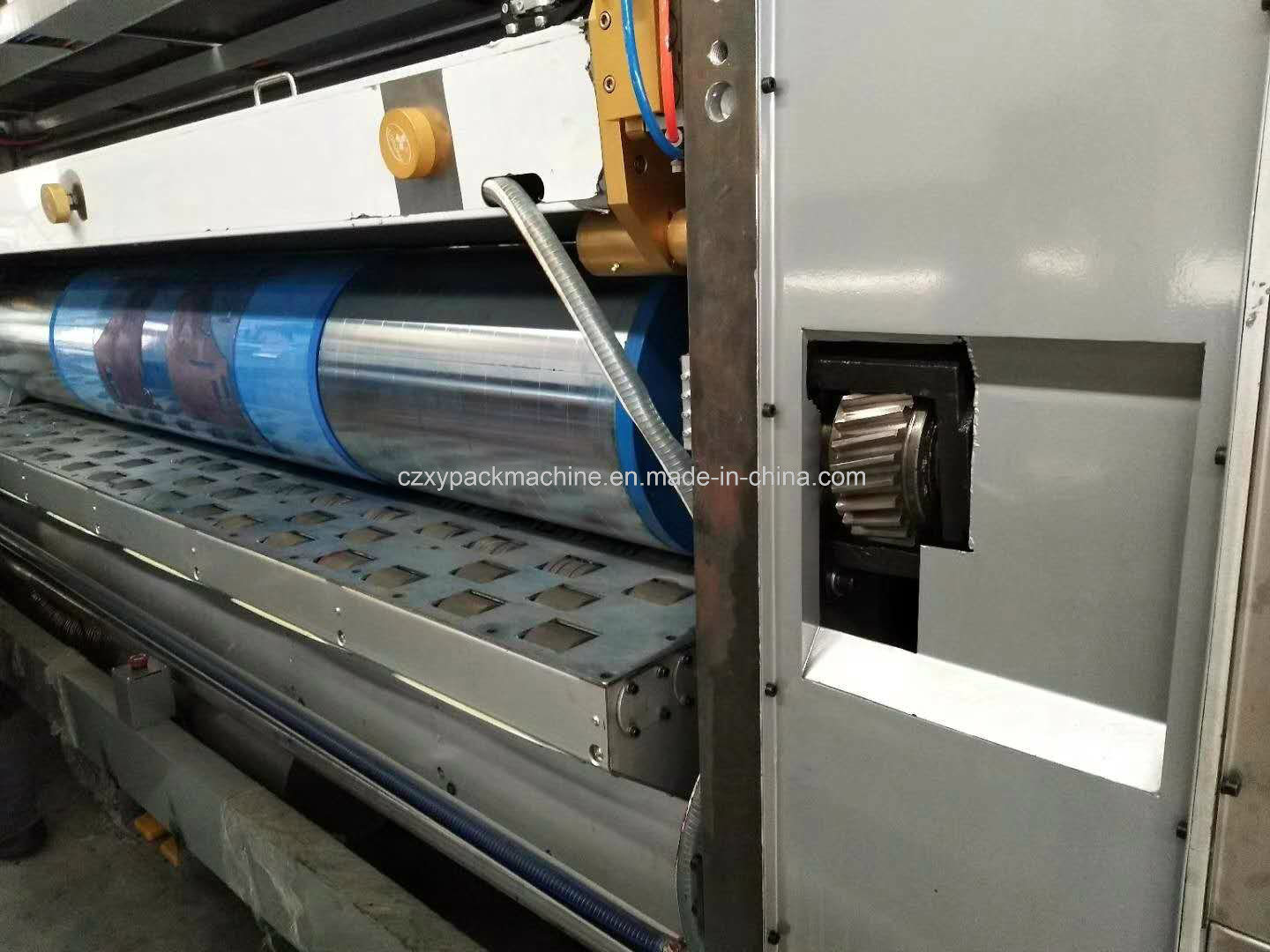 Automatic Cardboard Flexo Printing Die Cutting Machine with Auto Folder Gluer Machine