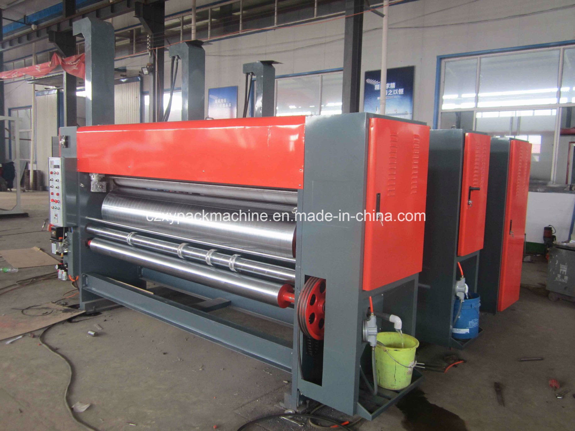 Chain Feeder Flexo Printer Slotter for Corrugated Carton Making Machine