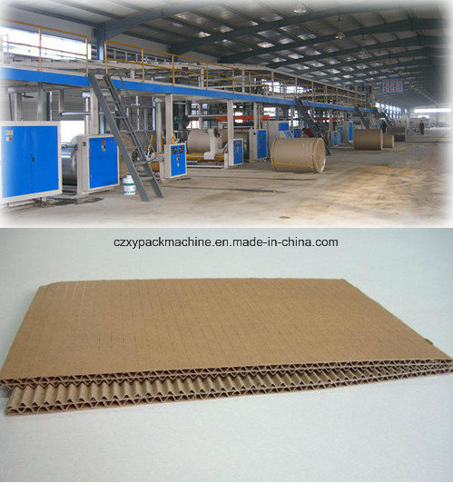 a B C D E Flute 3 5 7 Layer Corrugated Cardboard Production Line
