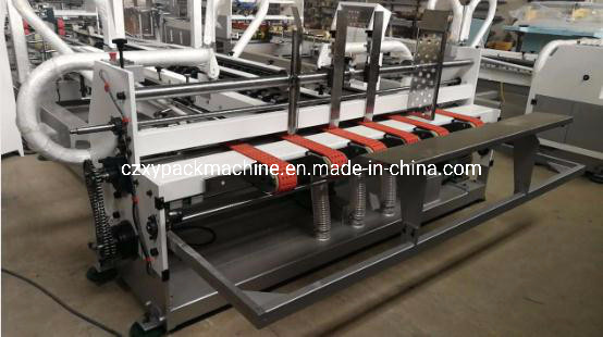 High Speed Corrugated Box Automatic Stitching Folding Gluing Machinery