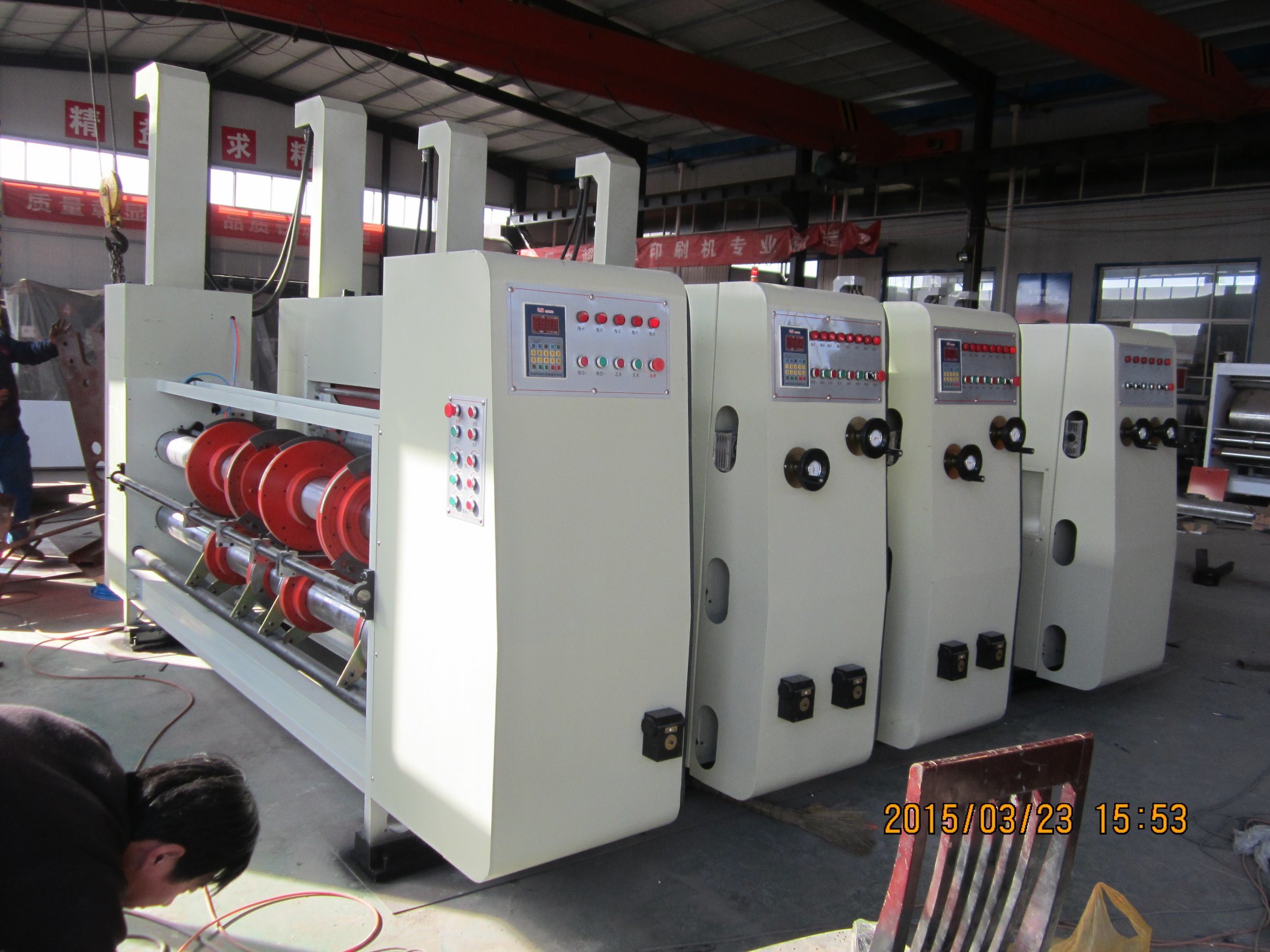 Carton Machinery China Automatic Flexo Printing Die Cutting Packing Machine