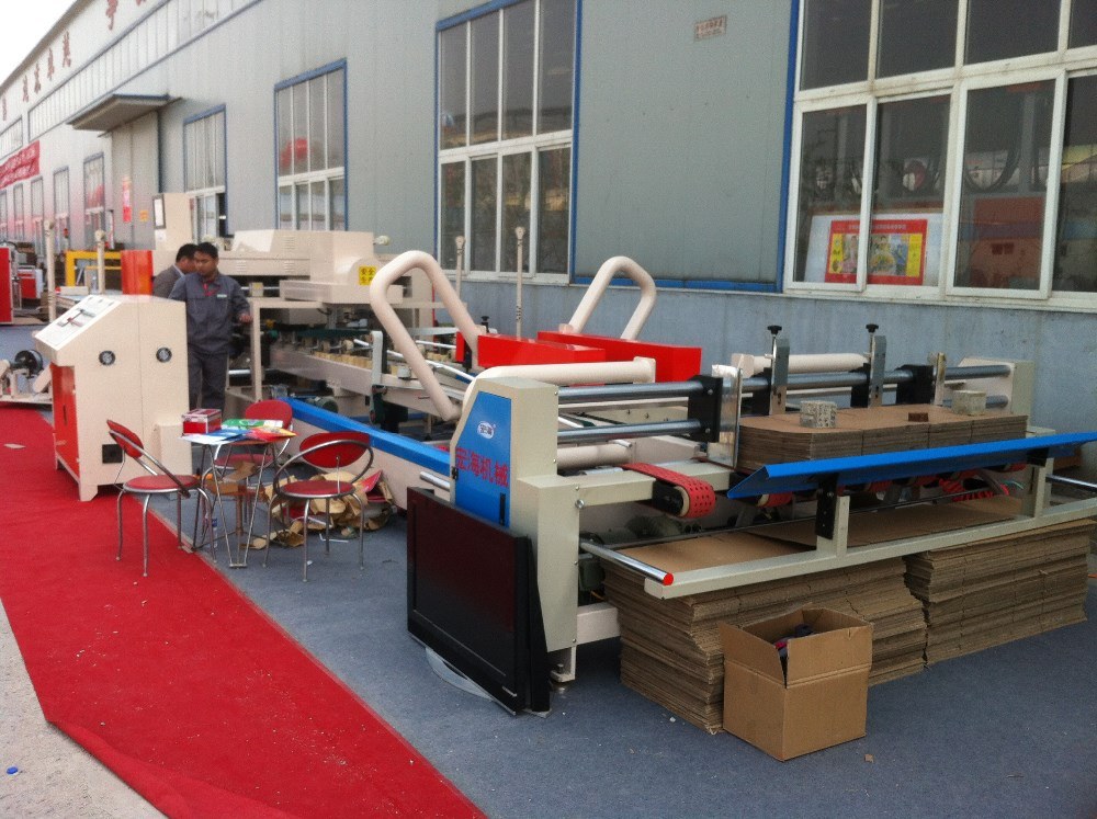 Automatic Gluing Machine Carton Molding Machinery and Equipment Corrugated Box Sticky Box Machine