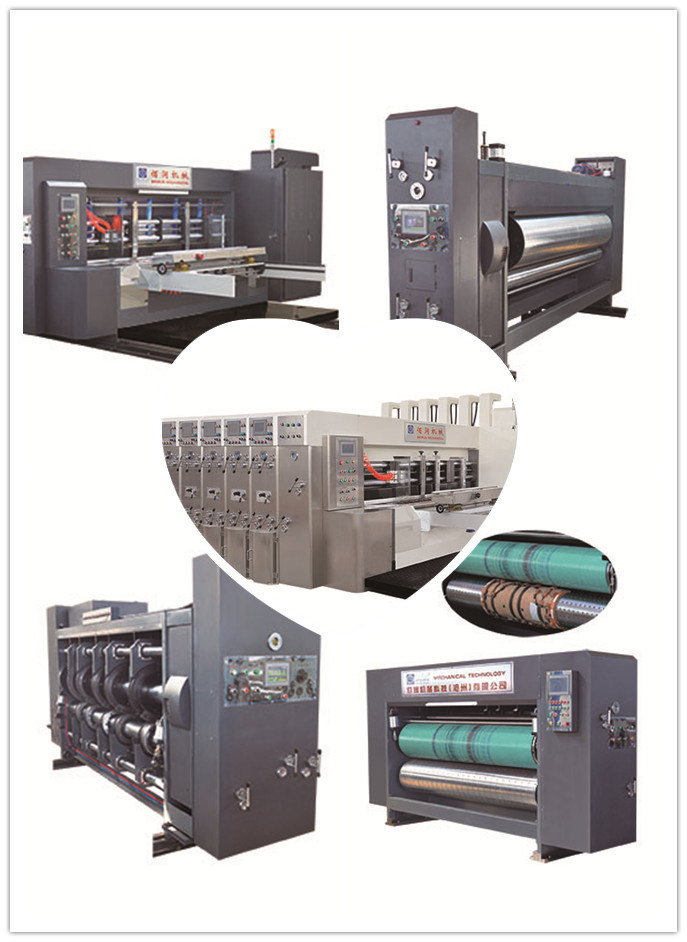 Auto High Speed and Profession Flexo Ink Corrugated Paperboard Printing Pressing Slicing Corner Grooving Machine