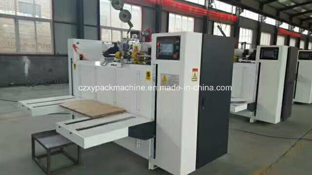 High Speed Semi-Auto Corrugated Boxes Stapling Machine with Turnover
