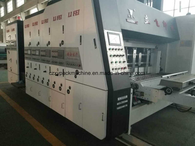 High Definition Fully Automatic Carton Multicolors Flexo Printing Machine with Stacking Machine