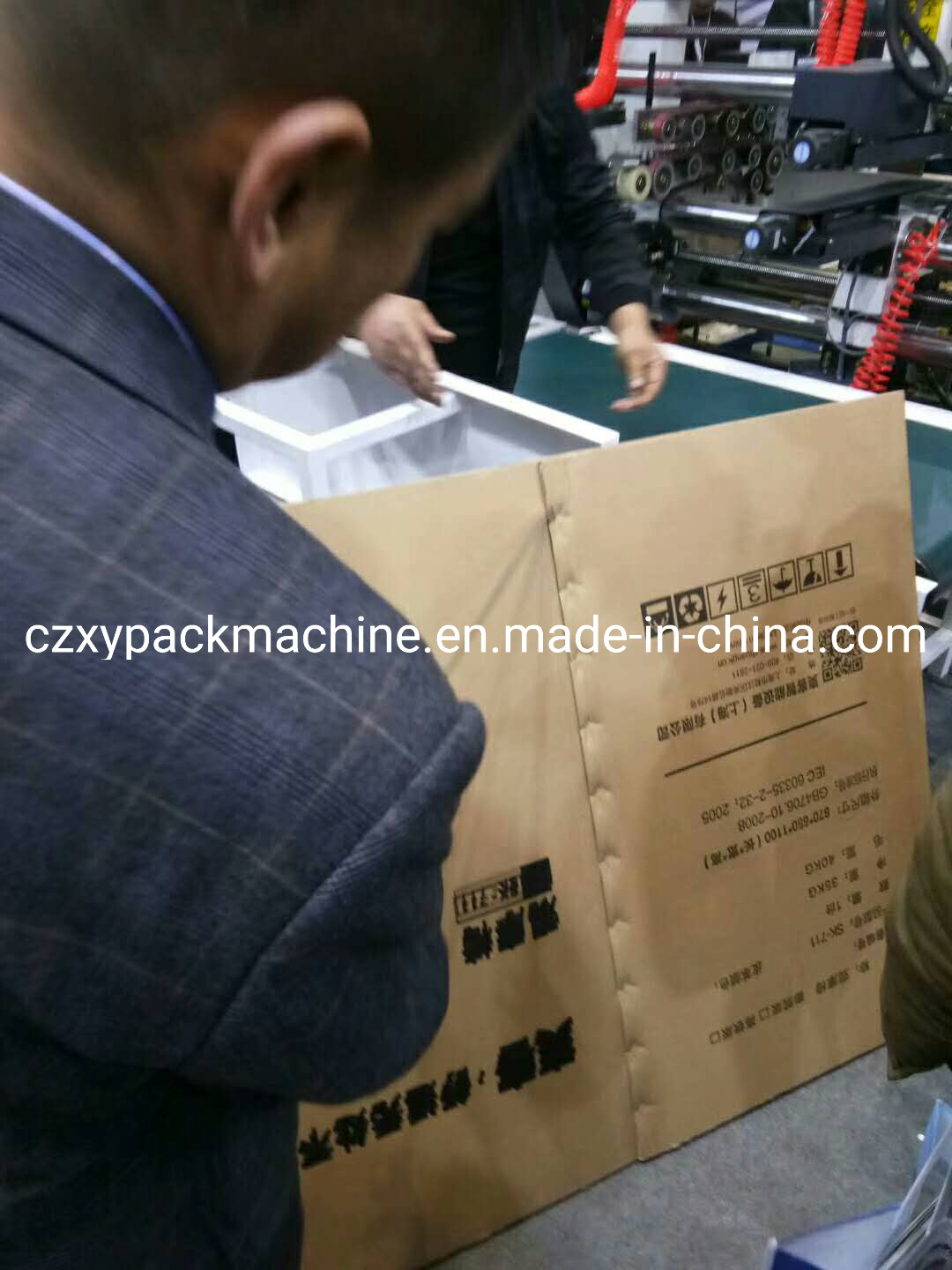 Semi-Automatic Single Piece 3ply Corrugated Carton Box Stapler
