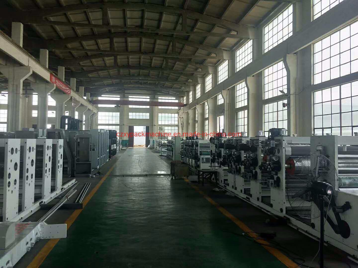 High Definition Flexo Slotting Die Cutting Carton Printing Machine