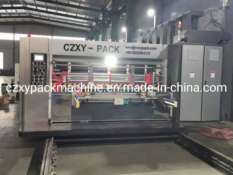 Fully Automatic Carton Printer Slotter Die Cutter Machine with Stacker