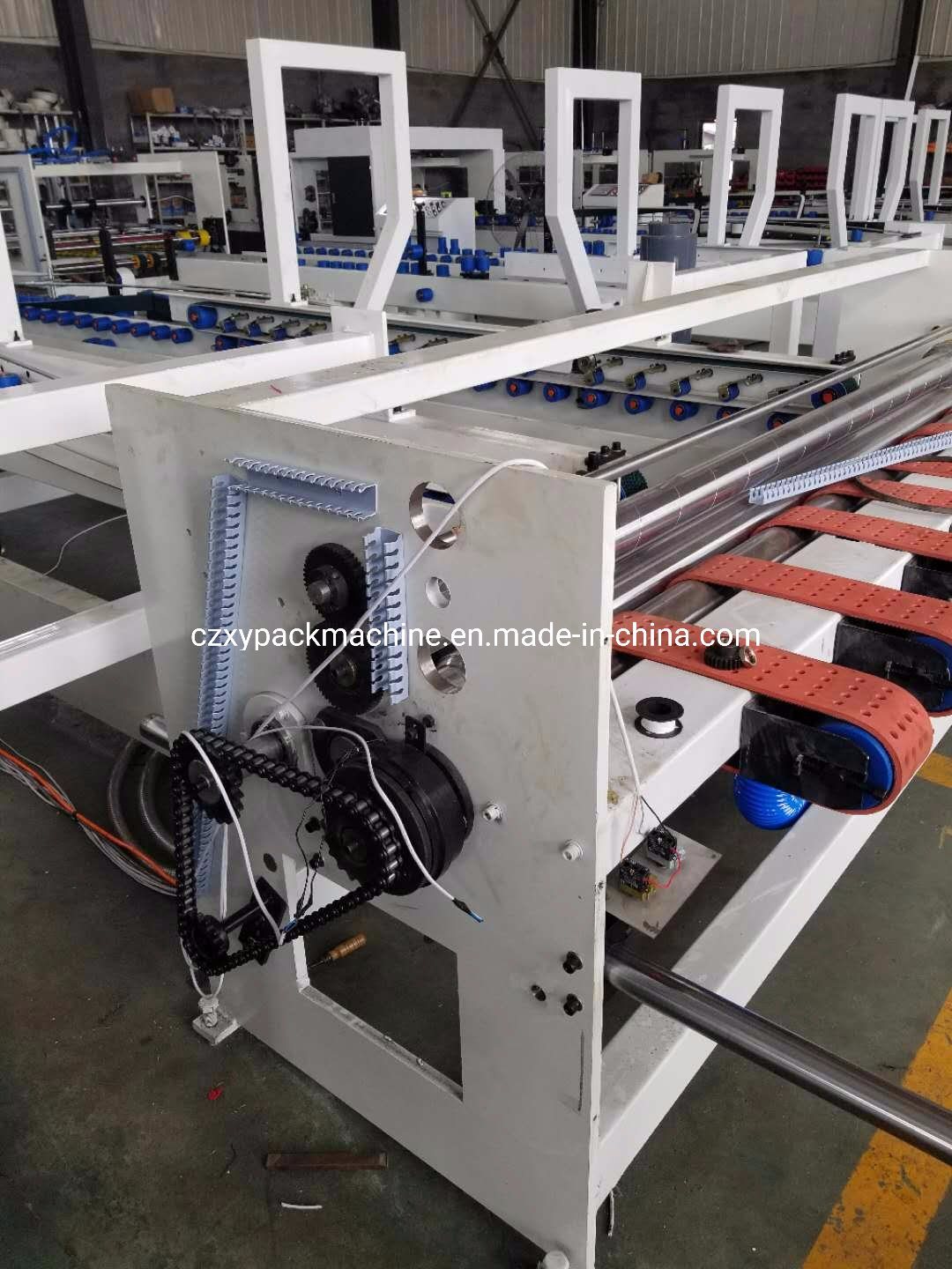High Speed Corrugated Box Automatic Folding Gluing Machinery