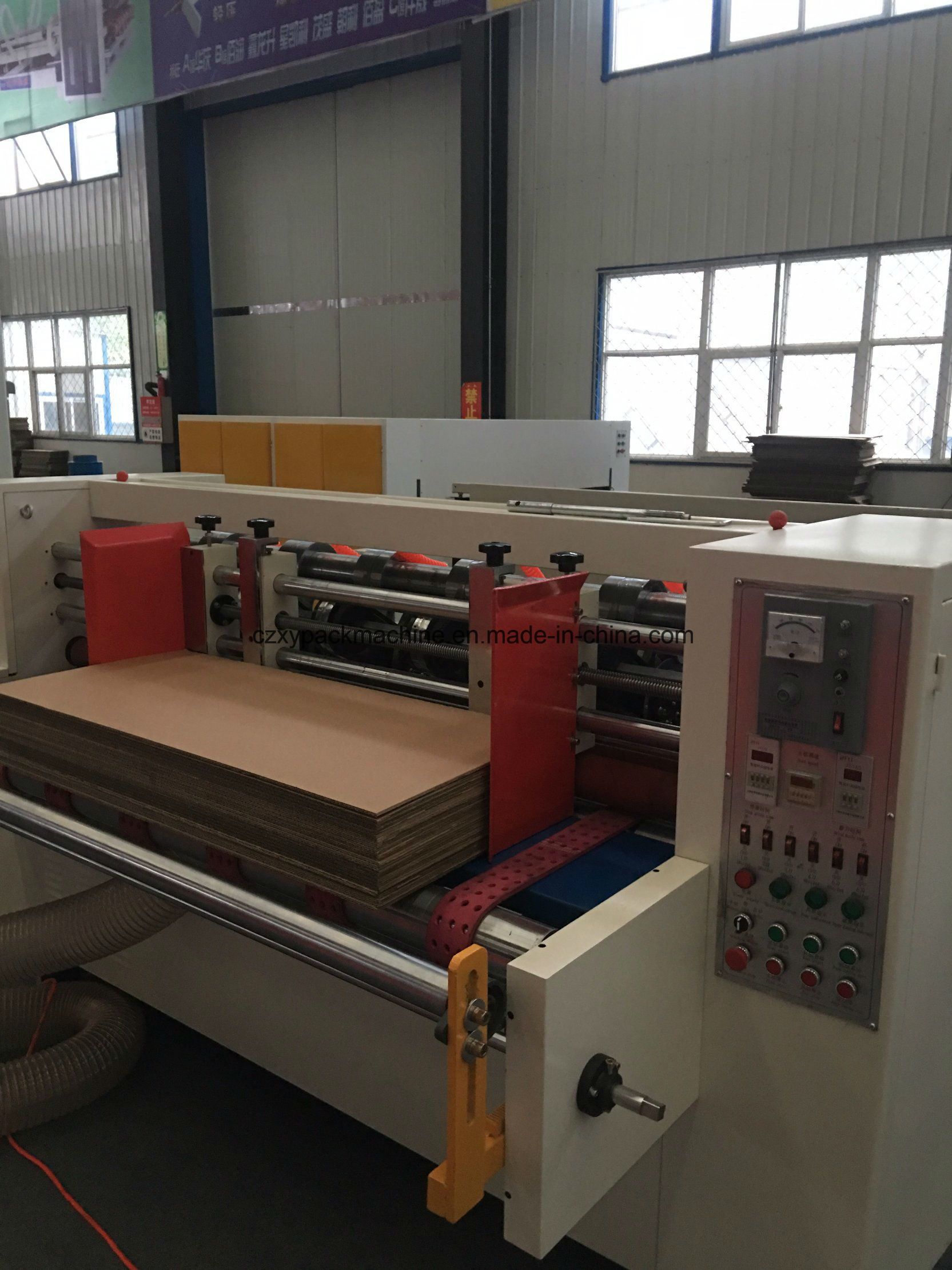 New Type Automatic Speed Flexo Printting Slotting Die Cutter Machine