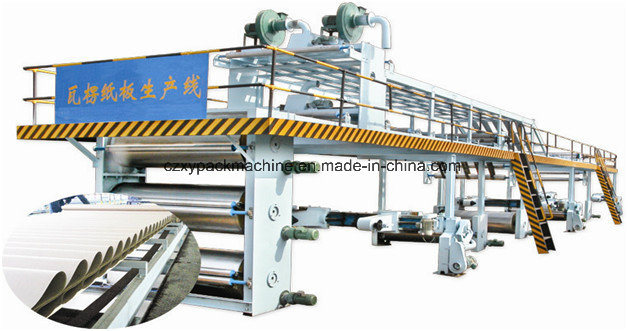 Double Corrugated Roller Corrugate Cardboard Production Line Machine