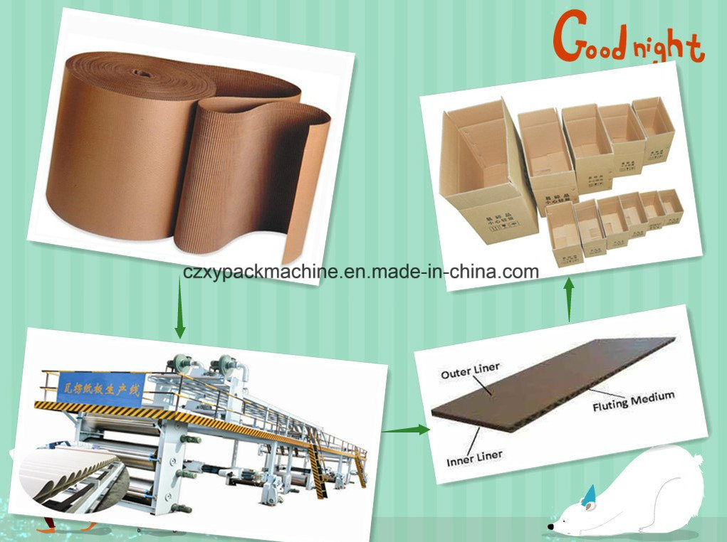 Hot Sell High Speed 3 Ply 5 Ply Corrugated Cardboard Production Line/Carton Board Making Machine