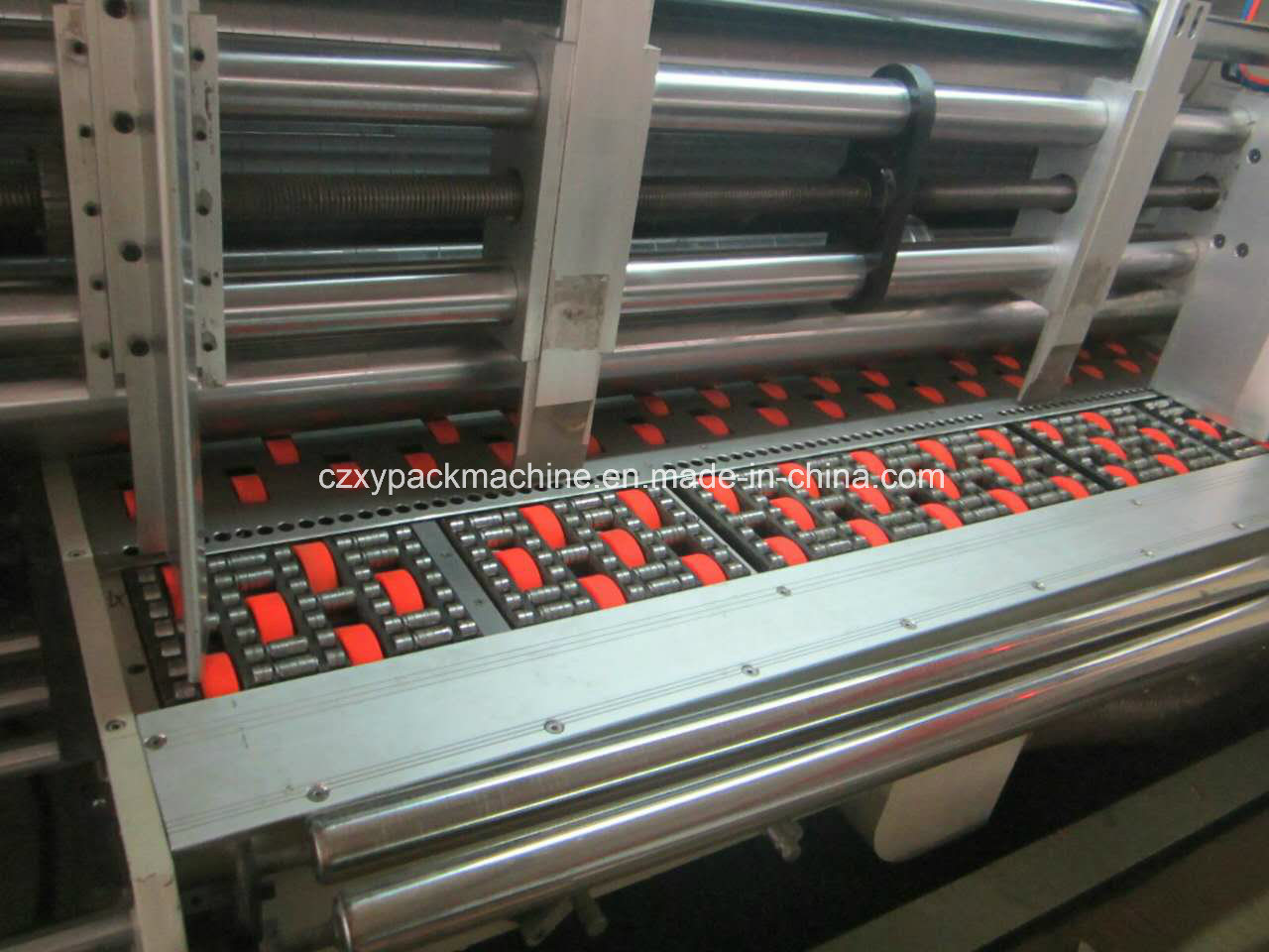 4color Corrugated Paperboard Box Flexo Printing Slotter Machine