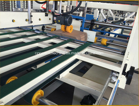 Fully Automatic China Corrugated Cardboard Box Folding and Gluing Machine