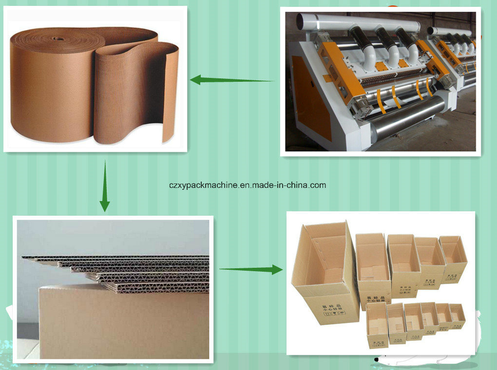 Fully Automatic Corrugated Paperboard Fingerless Type Single Facer