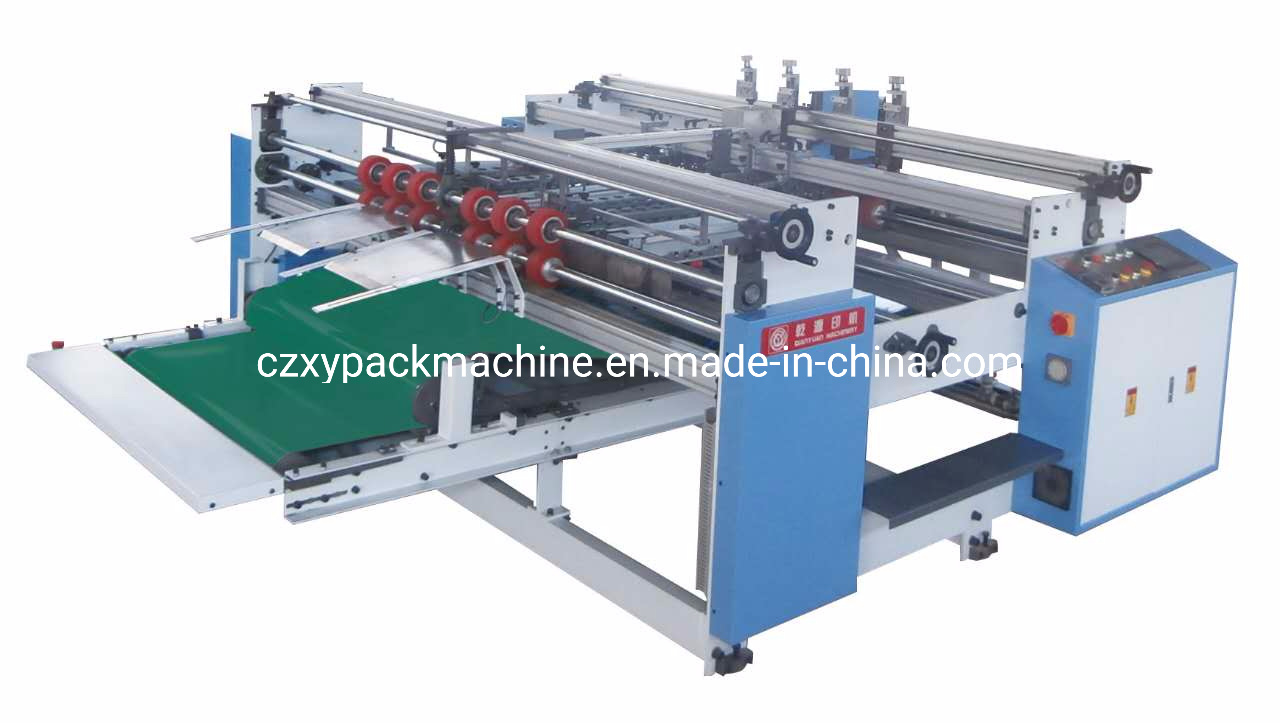 3ply Folding Gluing Machine for Double Pieces Box Forming