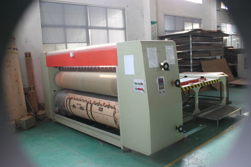 High Speed and Good Quality Flexo Ink Corrugated Paperboard Printing Pressing Slicing Corner and Grooving Machine