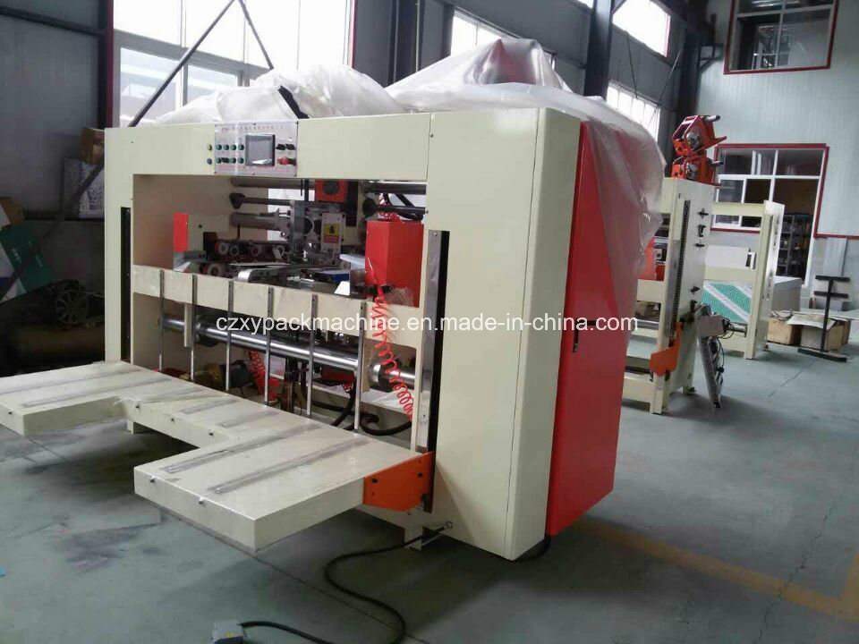 China Corrugated Carton Box Stapling Machine