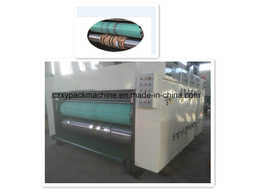 Full Automatic 3color Printer Slotter Machine with Die Cutter
