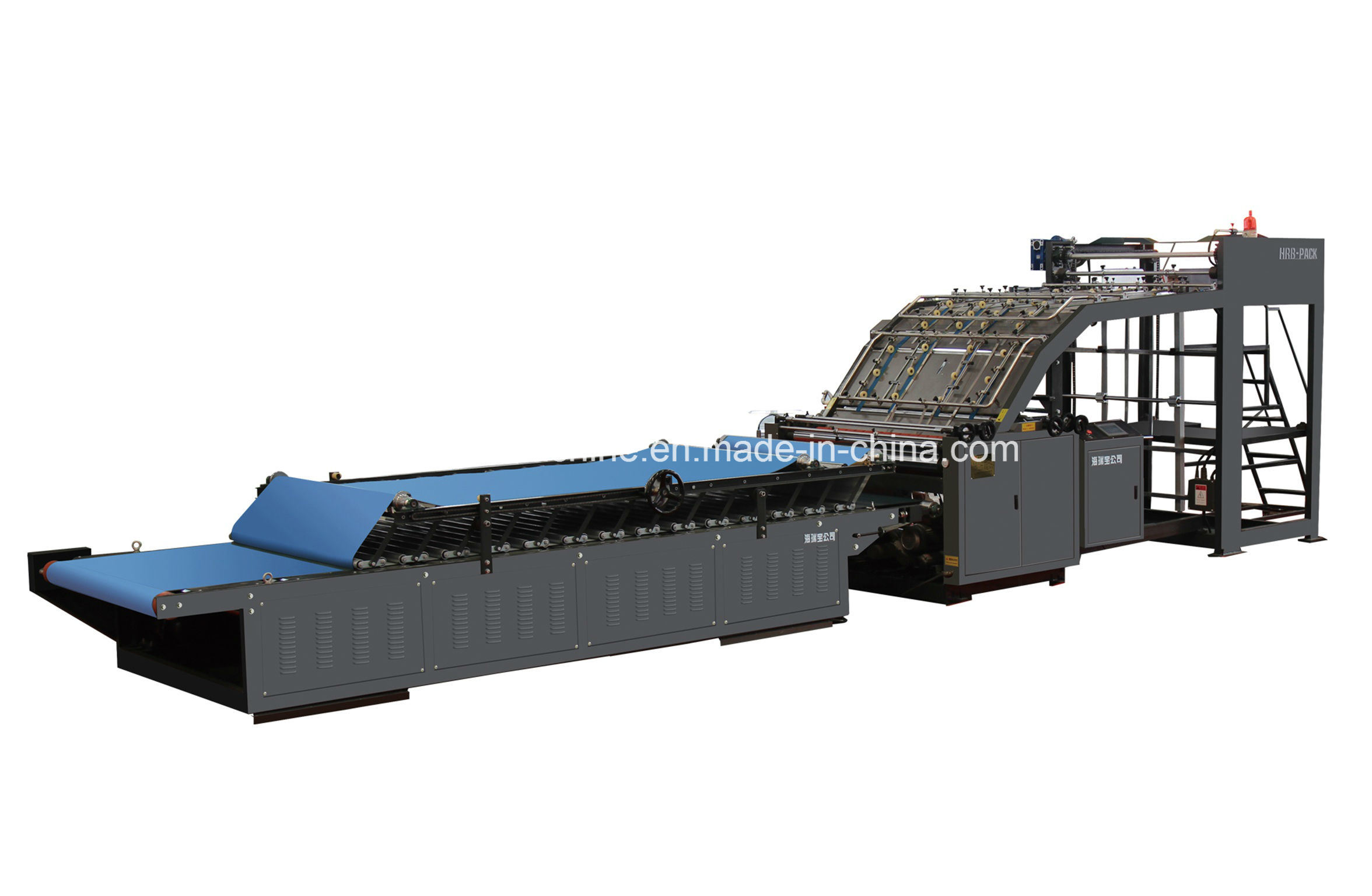Semi-Automatic High Platform Corrugated Cardboard Flute Lamination Machine