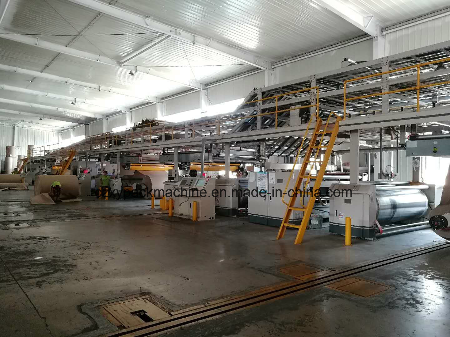 3 Ply Intelligent Manufacturing Corrugated Cardboard Production Line